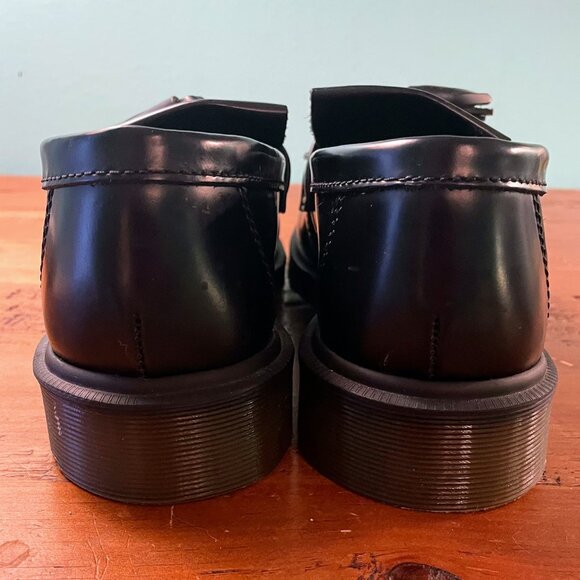Dr. Martens Adrian Smooth Leather Tassel Loafer - Black - Size 8 / EU 39 - Picture 6 of 7